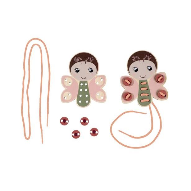 Dřevěná vyšívací hra 15ks, DP12