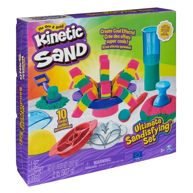 KINETIC SAND ULTIMÁTNÍ SADA PÍSKU S NÁSTROJI