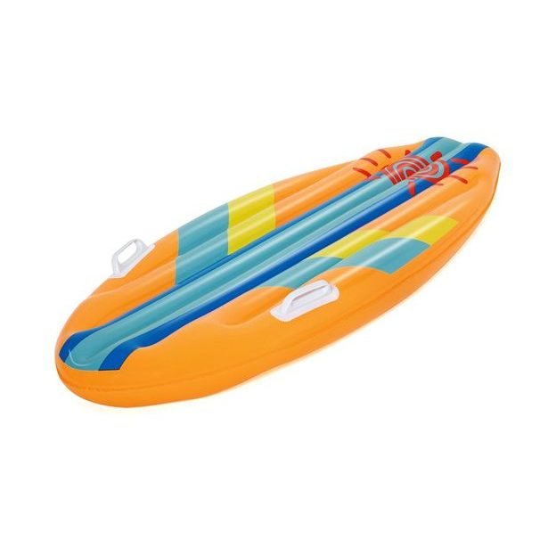 Dětský surf Sunny Rider, 1,14m x 46cm – mix 2 barvy (modrá,oranžová)