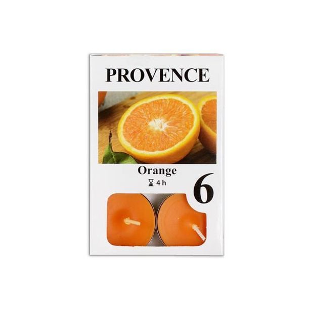 Provence SVÍČKA ČAJOVÁ POMERANČ, 6KS_hamashop
