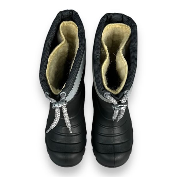 Dětské ultralehké zateplené holínky Demar - MAMMUT - černé