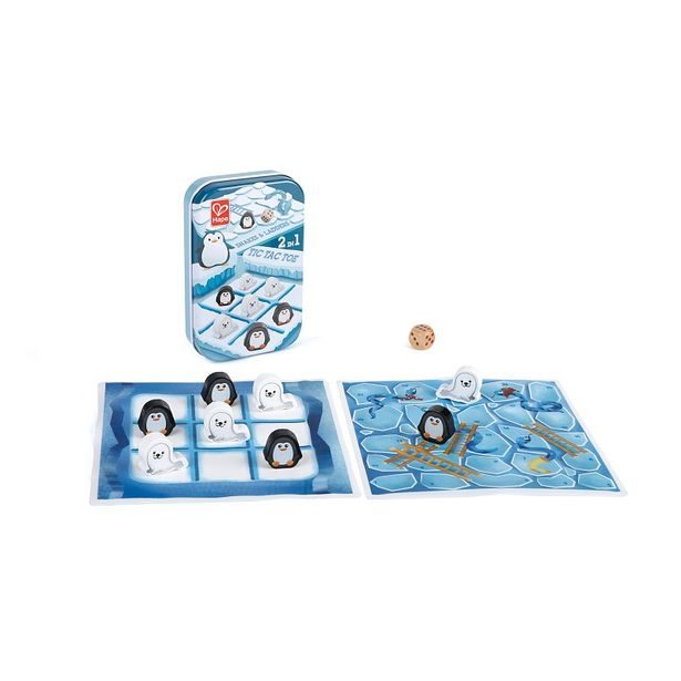 Hape Desková hra 2v1 - Piškvorky, Hadi a žebříky