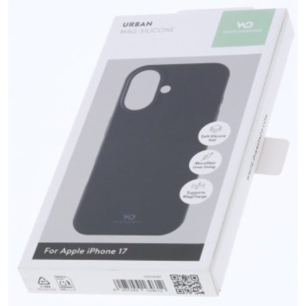 White Diamonds Mag Urban Case, kryt pro Apple iPhone 17, magnetický, černý