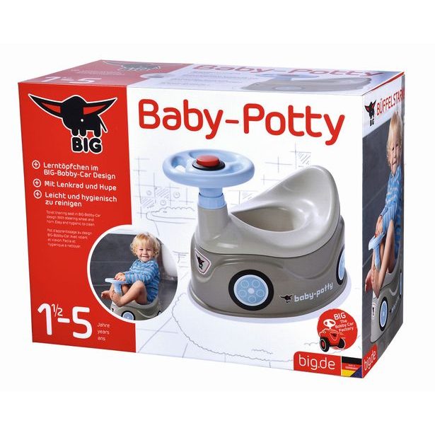 Nočník s volantem šedý