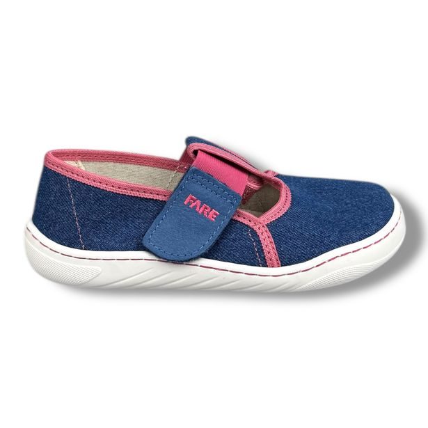 Domácí obuv FARE WIDE - Modro-růžové