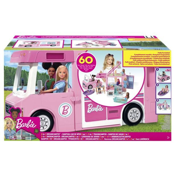 BARBIE KARAVAN SNŮ 3 V 1