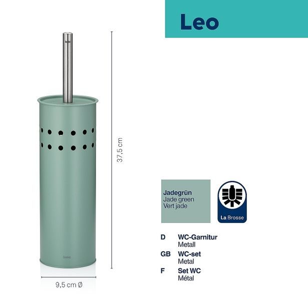 KELA WC sada Leo zelená KL-23112