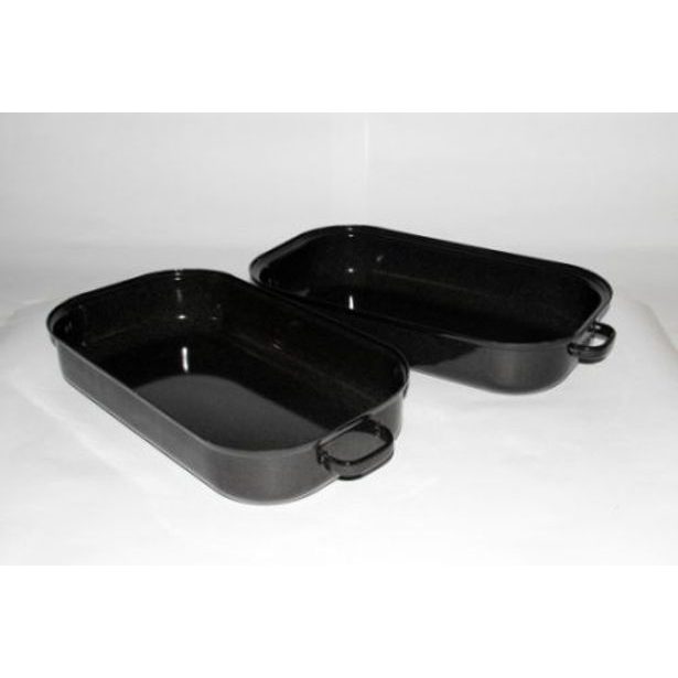 dvojpekáč 30cm (3,1l),v.12,5cm,čer.piha, smalt