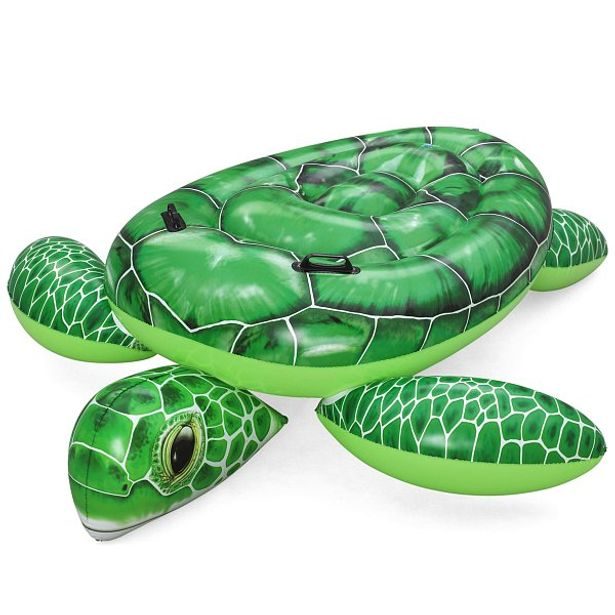 Bestway Nafukovací želva s držadly, 150x145 cm