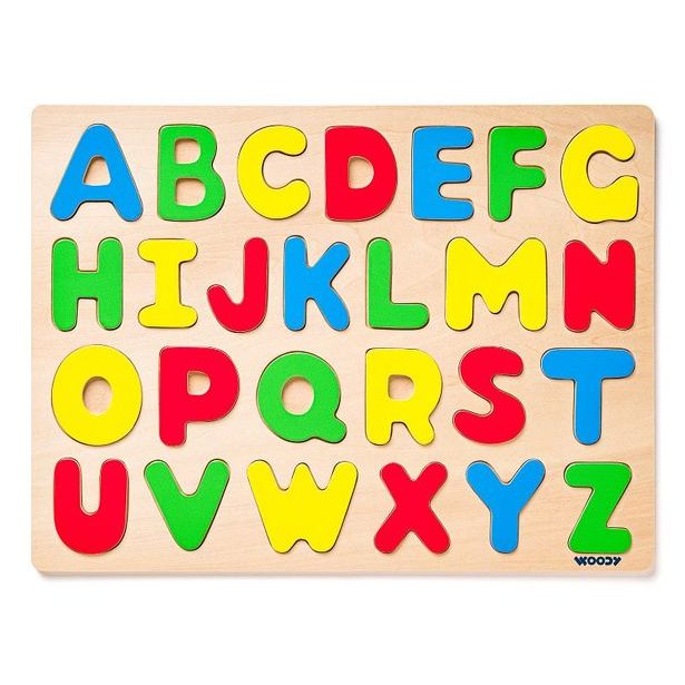 Puzzle na doske "Abeceda"