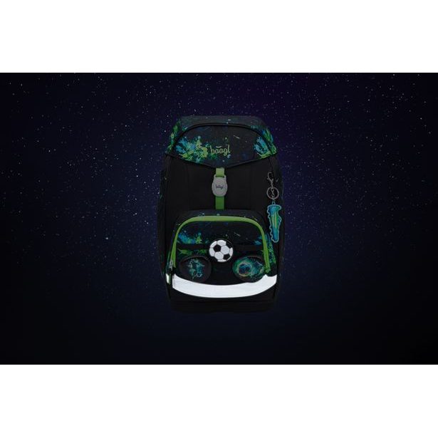 BAAGL SET 3 Airy Plus Fotbal: batoh, penál, sáček