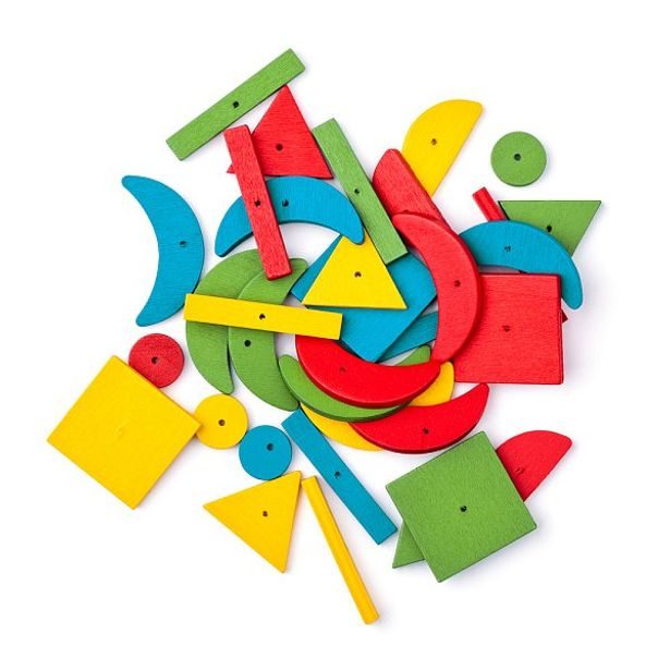 Korková deska s přibíjejícími tvary - Zvířátka, 150 dílů