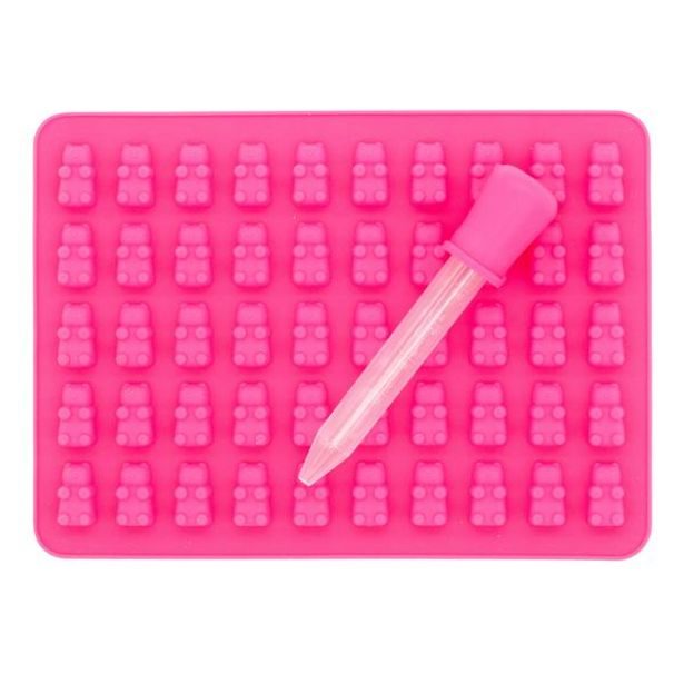 TORO FORMA NA MEDVÍDKY 50KS S PIPETOU, RŮŽOVÁ_hamashop