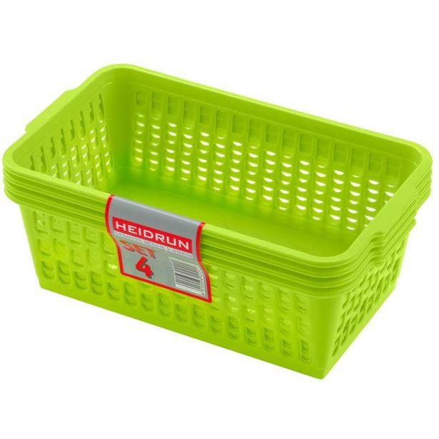 heidrun KOŠÍK PLASTOVÝ 4KS, 25X14,5X10,5 CM_hamashop