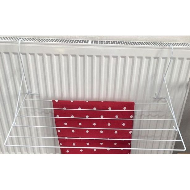 sušák 3,6m, radiátor, balkón, kul.ucho, 62x30,5cm, bílý drát