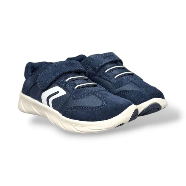 Geox Foot-Run – Modré chlapecké barefoot tenisky