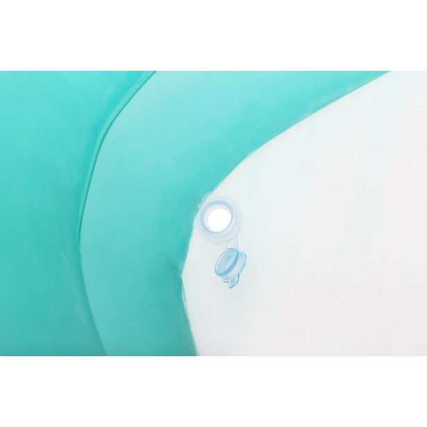 Modrý čtyřhranný rodinný bazén 201 x 150 x 51cm