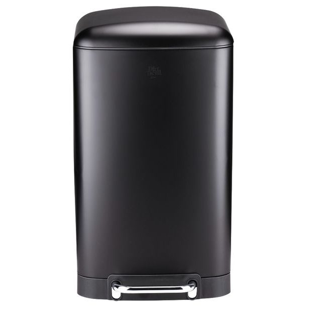 DIRT-DEVIL Odpadkový koš nášlapný 30 l tiché zavírání černá ED-249506