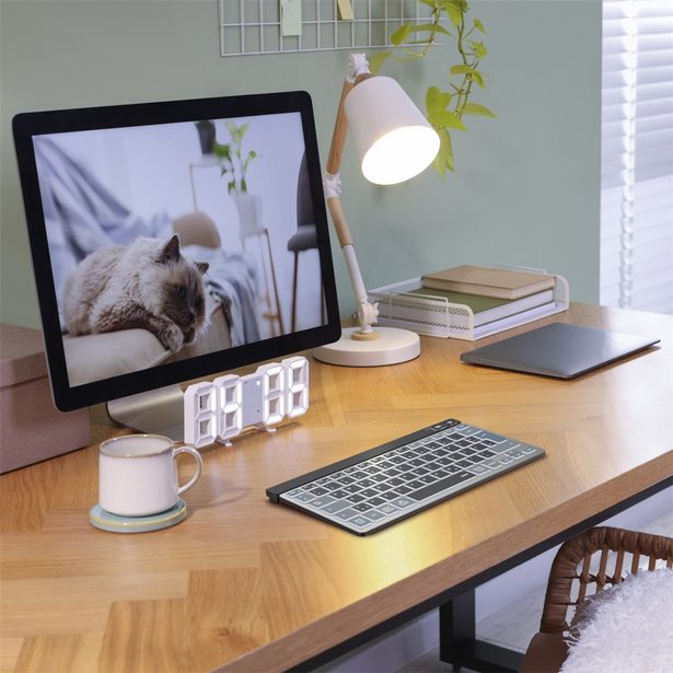 Hama bezdrátová Multi Device klávesnice WK-700, extra kompaktní, nabíjecí