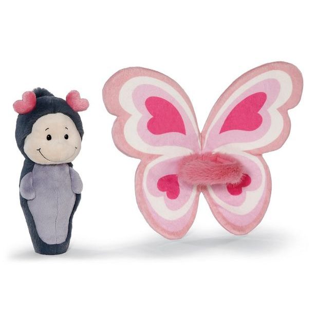 NICI NICI plyš Motýlek Love 21cm, v dárkové krabičce