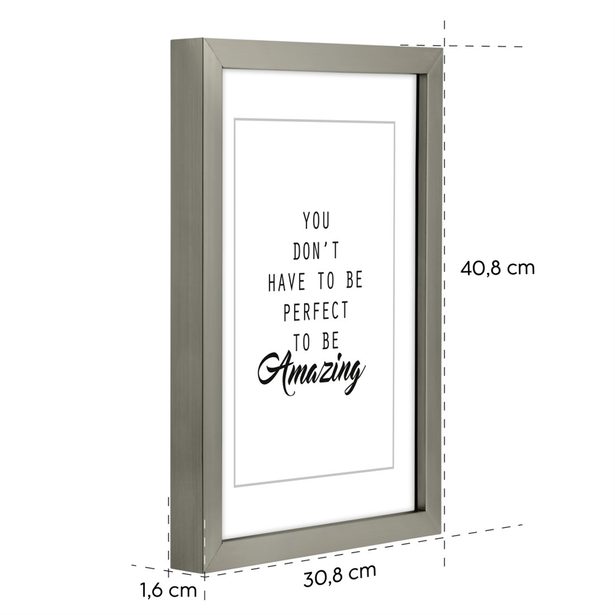 Hama rámeček plastový CHIARO, ocelová, 30x40 cm