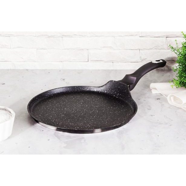 BERLINGERHAUS Pánev na palačinky s mramorovým povrchem 25 cm Carbon PRO Line BH-6902