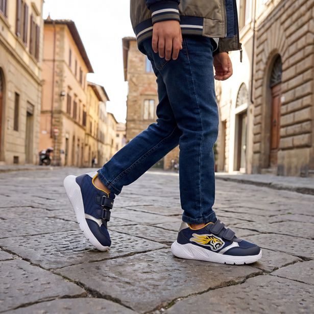 Tmavě modré chlapecké tenisky Geox Sprintye