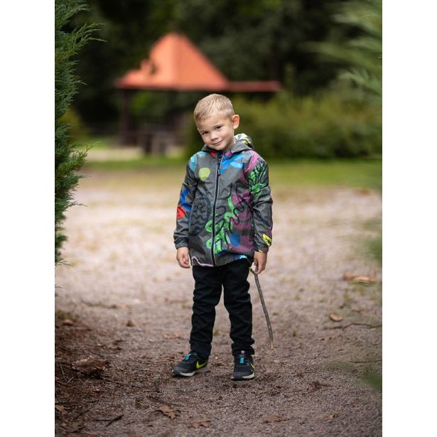 Unuo, Dětská bunda do deště, Khaki, Fantazie