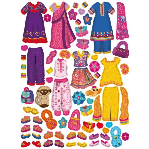 Šaty pre AŠNU ─ Kniha samolepiek Baagl