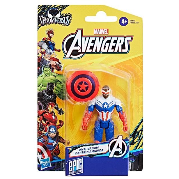 HASBRO - Avengers HASBRO - Avengers Venomversus Anti-Venom Kapitán Amerika, figurka s přísl.