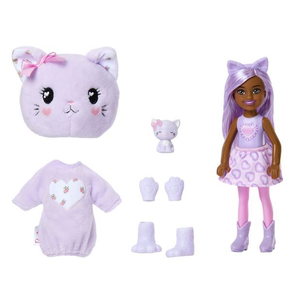 Barbie CUTIE REVEAL CHELSEA sladké mašle asst