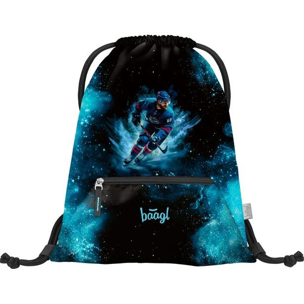 BAAGL SET 5 Zippy Hokej: aktovka, penál, sáček, zástěra, peněženka