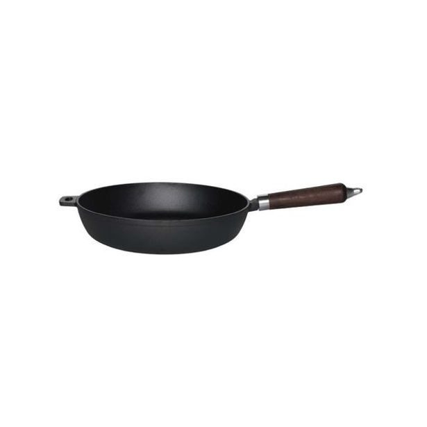 KITCHISIMO PÁNEV 20CM LITINA,RUKOJET BUKOV.DŘEVO,HÁK NA KONCI