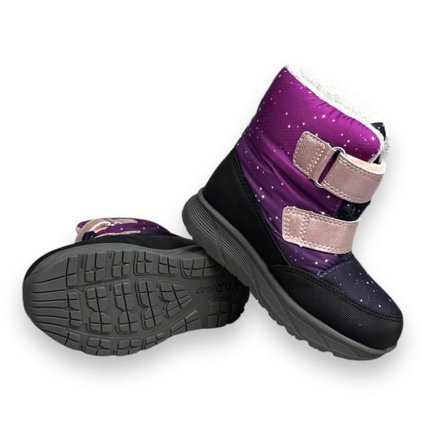 DDstep dětské LED zimní boty s membránou - Hvězdy