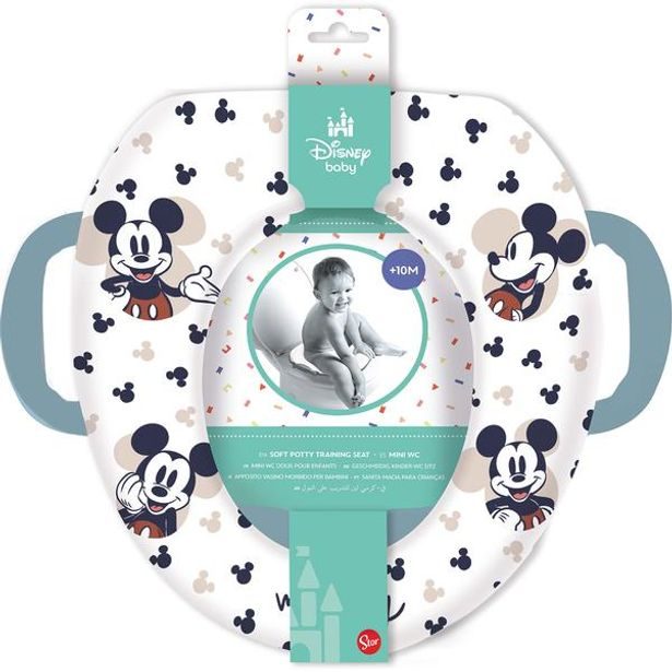 STOR SEDÁTKO MĚKKÉ NA WC S DRŽADLY MICKEY