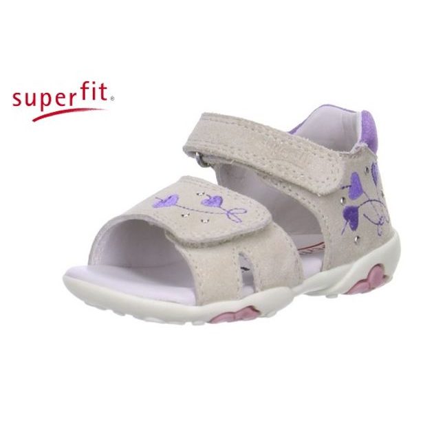 Dětská letní obuv Superfit 4-00090-21 ecru kombi