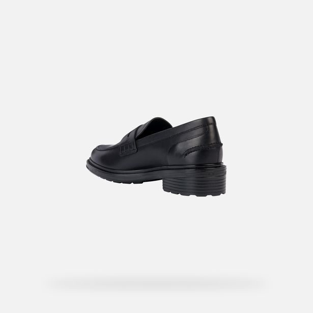 Černé dámské mokasíny Geox Walk Pleasure