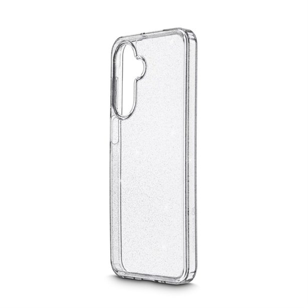 White Diamonds Glitter Case, kryt pro Samsung Galaxy A17/A17 5G, průhledný s třpytkami