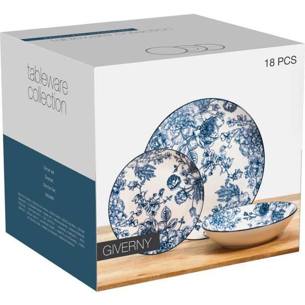 SIAKI Jídelní sada porcelánová 18 ks KO-Q04000110