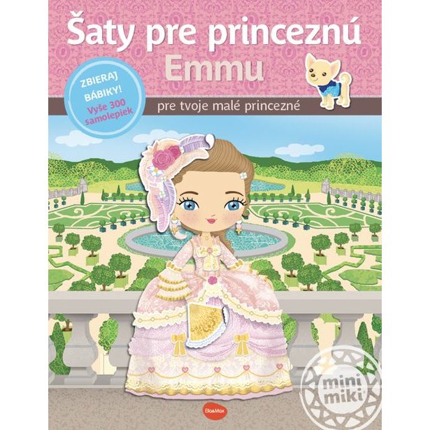 Šaty pro princeznú EMMU ─ Kniha samolepiek
