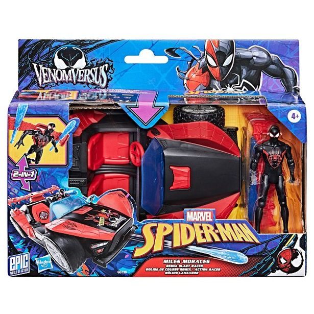 HASBRO - Spiderman HASBRO - Spider-Man Venomversus Miles figurka s vozidlem