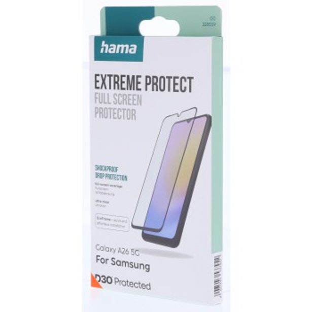 Hama Extreme Protect, ochranné sklo na displej pro Samsung Galaxy A26 5G, licence D3O®