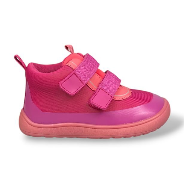 Protetika LENY fuxia – Dětské BAREFOOT celoroční boty s membránou