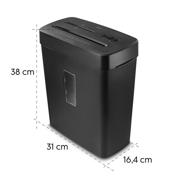 Hama Prime M50CD-B, skartovačka, micro řez, 5 listů, bezpečnostní úroveň P5 T2 E2 O1, černá