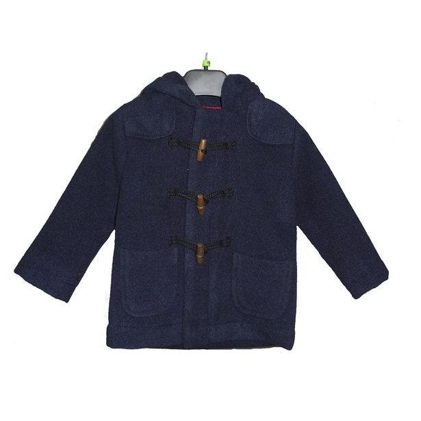 Dětský zimní kabátek tm.modrý; Velikost oblečení: 9-12 m
