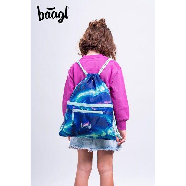 BAAGL SET 3 Zippy Plus Aurora: aktovka, penál, sáček GRS