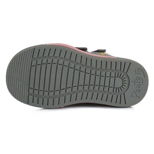 Dětské kožené boty, Ponte20, UNICORN - Grey
