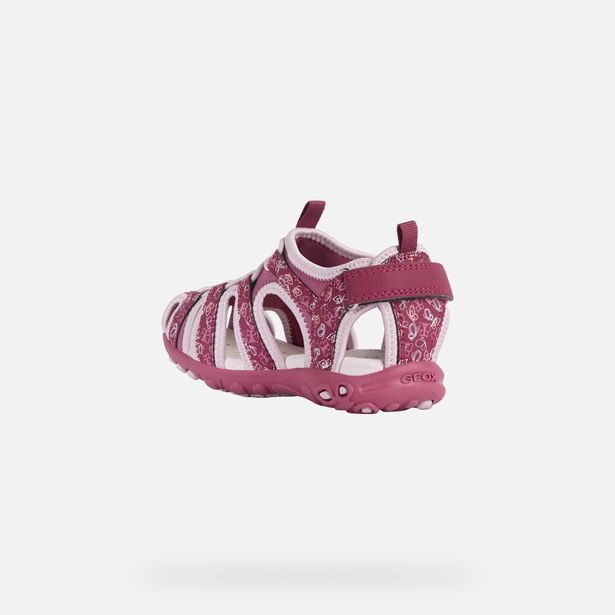 Růžové dívčí sandály Geox Sandal Whinberry G