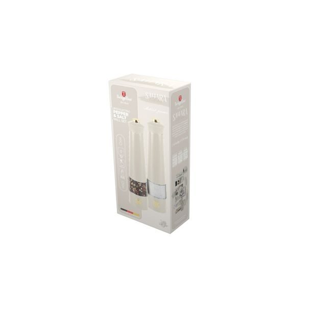 BERLINGERHAUS Mlýnek na pepř a sůl elektrický sada 2 ks Sahara Collection BH-9545