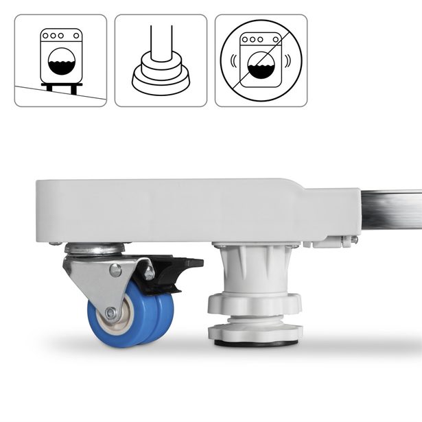 Xavax mobilní podstavec spotřebiče/nábytek/těžké předměty, 50x50-70x70 cm, 4 kolečka, nosnost 150 kg